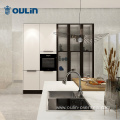 Modern smart kitchen with seating electric kitchen set